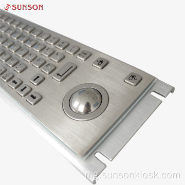 IP65 Stainless Steel fitendry miaraka amin&#39;ny Trackball for terminal tena